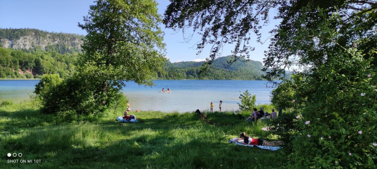 Le Jura En Toutes Saisons Piscine, Spa, Location Vtt, Balades 2Cv, Climatisation Bonlieu Exterior photo