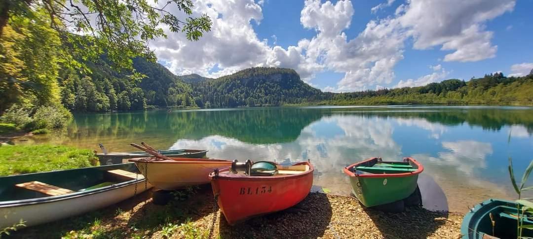 Le Jura En Toutes Saisons Piscine, Spa, Location Vtt, Balades 2Cv, Climatisation Bonlieu Exterior photo